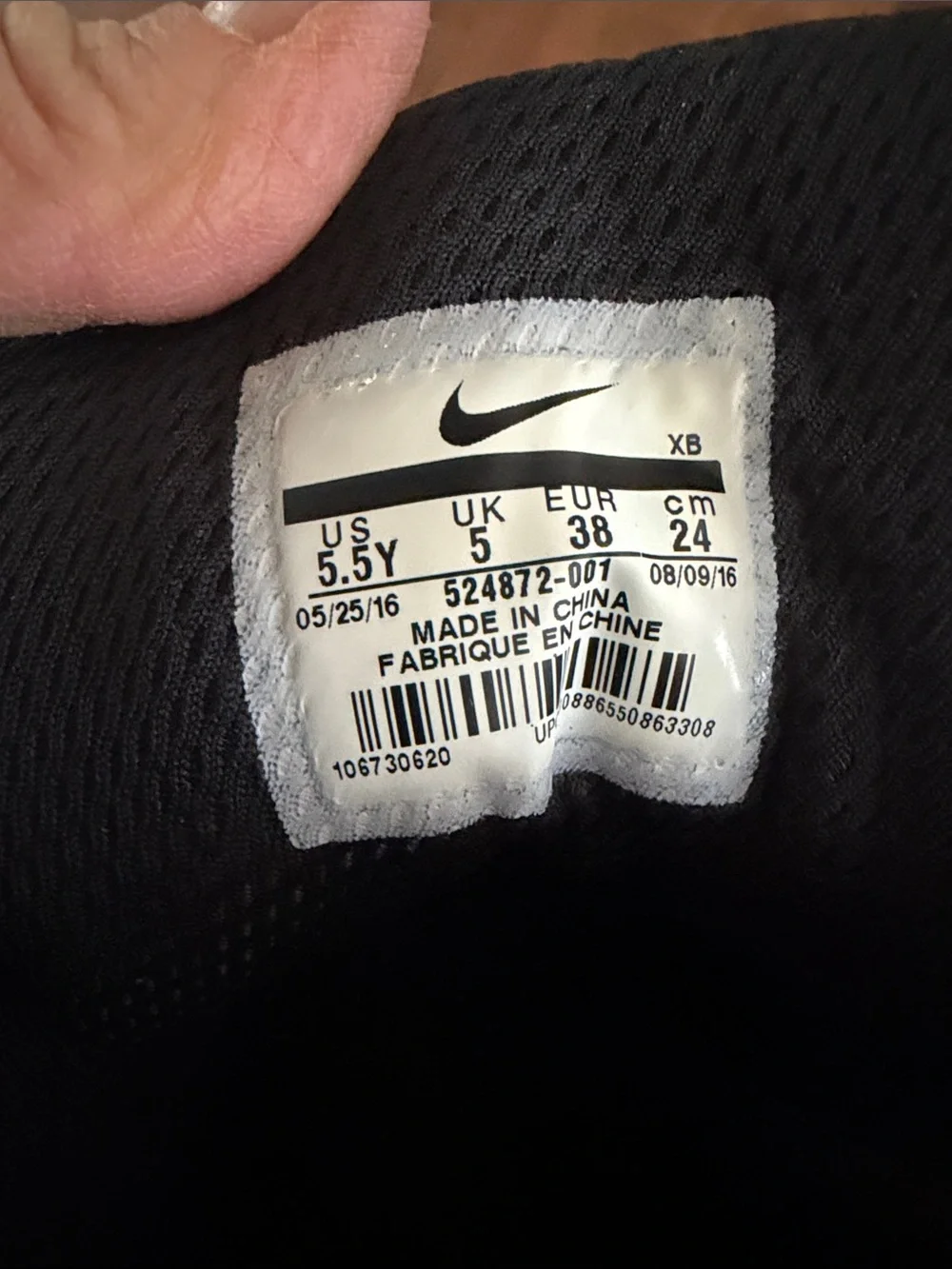 Nike ACG Kids Black High-Top Winter Boots